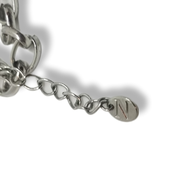 NENA JEWELRY BRIGHT FLORAL MEDLEY CLUSTER BEADED CHAIN NECKLACE - Picture 8 of 8